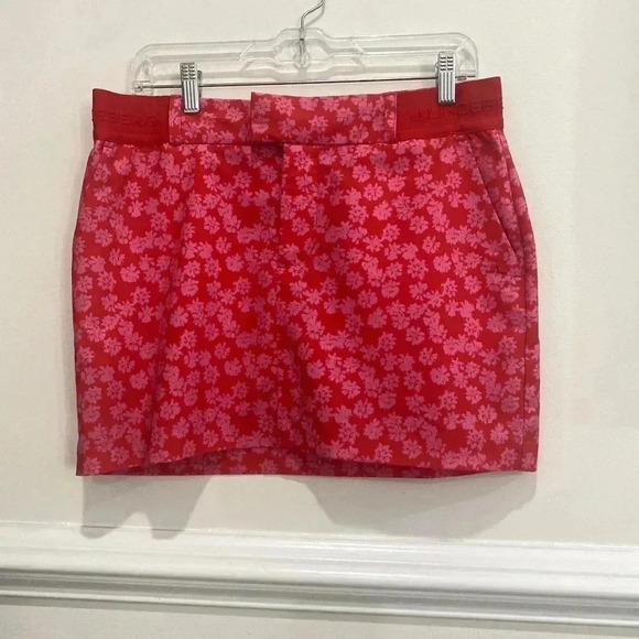 J.Lindeberg Micro Stretch golf skirt Pop Print flower print Size M Size 8 - Picture 1 of 10